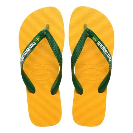 Chinelo Havaianas Brasil Logo - 37 Ao 44 - Amarelo Pop (1740) - Atacado