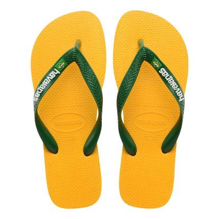 Chinelo Havaianas Brasil Logo 37/44 - Amarelo Pop (1740) - Atacado