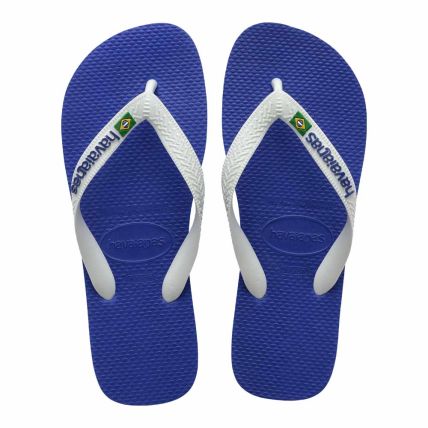 Chinelo Havaianas Brasil Logo - 37 Ao 44 - Azul Naval (2711) - Atacado
