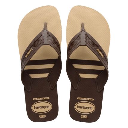 Chinelo Havaianas City Basic 37 Ao 44 - Dourado/café/dourado (2951) - Atacado
