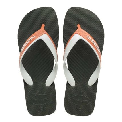 Chinelo Havaianas Dual - 39 Ao 44 - Verde Olive/branco (7202) - Atacado