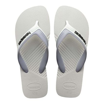 Chinelo Havaianas Dual - 39 Ao 44 - Branco/cinza Gelo (8275) - Atacado