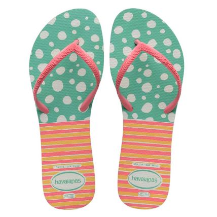 Chinelo Havaianas Flat Mix  - Branco/rosa (0142) - Atacado