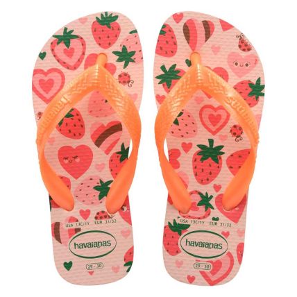 Chinelo Havaianas Kids Flores 27 Ao 36 - Rosa/confete (2792) - Atacado