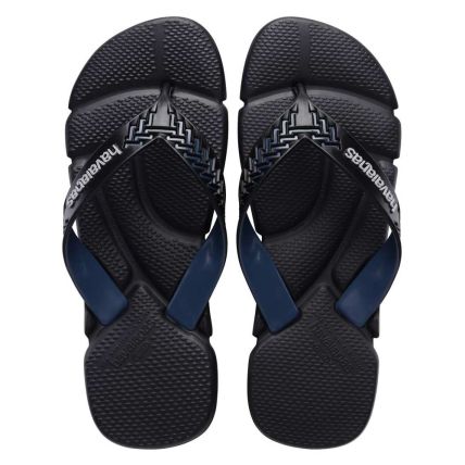 Chinelo Havaianas Power 2.0 (Num) - 39/40 - Preto/azul Índigo (0536) - Atacado