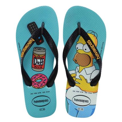 Chinelo Havaianas Simpsons - Azul Tradicional/preto (2968) - Atacado