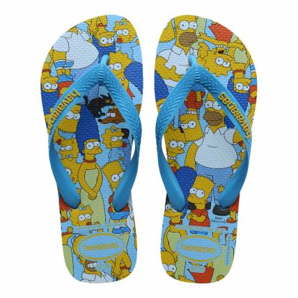 Chinelo Havaianas Simpsons - Turquesa (0212) - Atacado