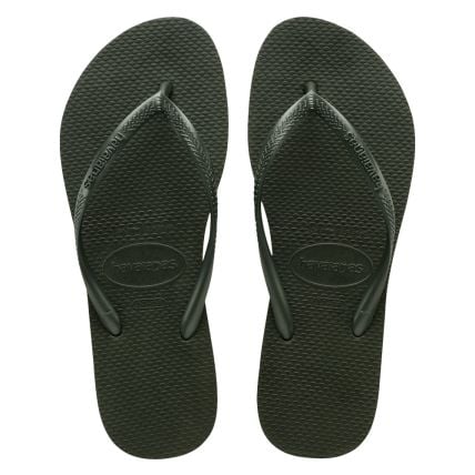 Chinelo Havaianas Slim - 37/38 - Verde Olive - Atacado