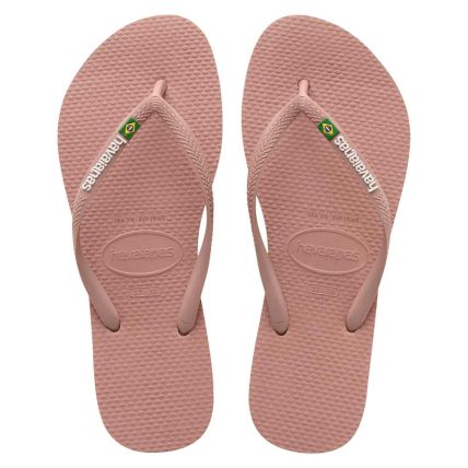 Chinelo Havaianas Slim Brasil  - Rosa Crocus - Atacado