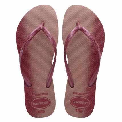 Chinelo Havaianas Slim Gloss - Amaranto - 33 ao 40 - (9339) - Atacado