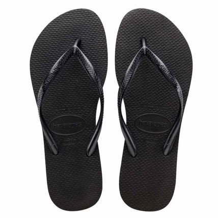 Chinelo Havaianas Slim - 33 Ao 40 - Preto (0090) - Atacado