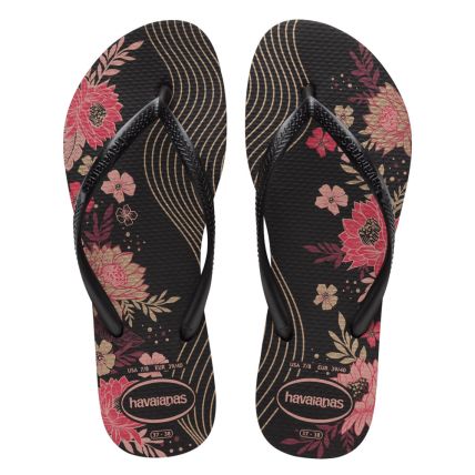 Chinelo Havaianas Slim Organic - Preto/preto/preto (7892) - Atacado