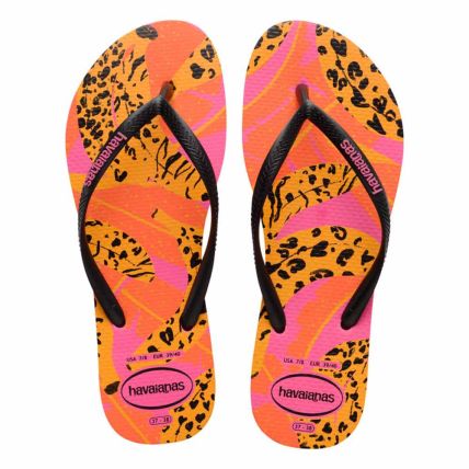 Chinelo Havaianas Slim Summer Fruit - 4148937 - Rosa Flux (5784) - Atacado