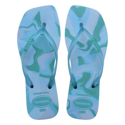 Chinelo Havaianas Square Jelly 33 Ao 40 - Azul Lavanda (1056) - Atacado