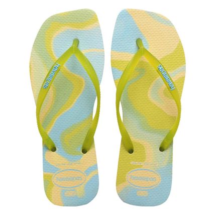 Chinelo Havaianas Square Jelly 33 Ao 40 - Buttercream (9256) - Atacado