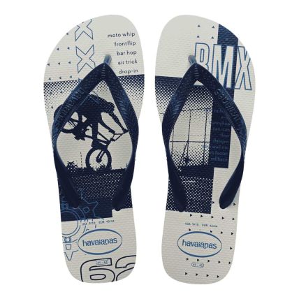 Chinelo Havaianas Top Athletic - Branco/marinho (0052) - Atacado