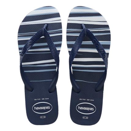 Chinelo Havaianas Top Basic - 37 Ao 43 - Marinho/marinho/branco (0306) - Atacado