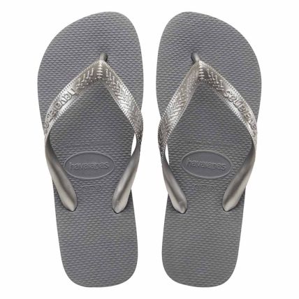 Chinelo Havaianas Top - 4000029 - 39/40 - Cinza Aço - Atacado