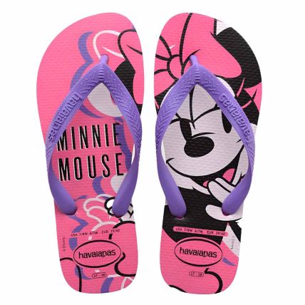 Chinelo Havaianas Top Disney - Rosa/Rosa - Atacado