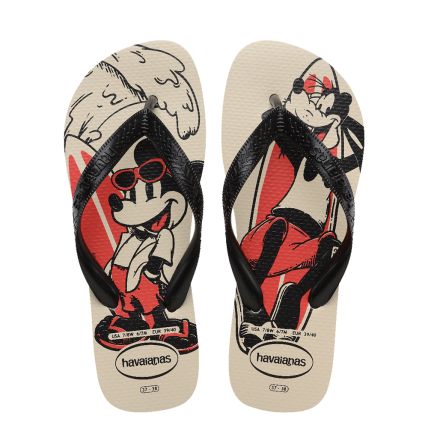 Chinelo Havaianas Top Disney - 37 Ao 44 - Bege Palha (0121) - Atacado