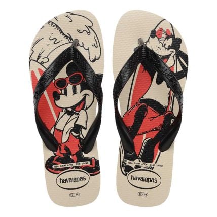 Chinelo Havaianas Top Disney - 33 Ao 40 - Bege Palha (0121) - Atacado