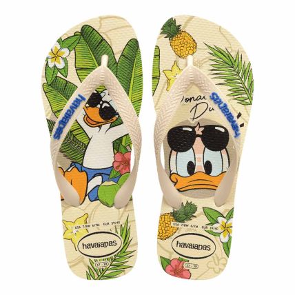 Chinelo Havaianas Top Disney Classics - Bege Palha (0121) - Atacado