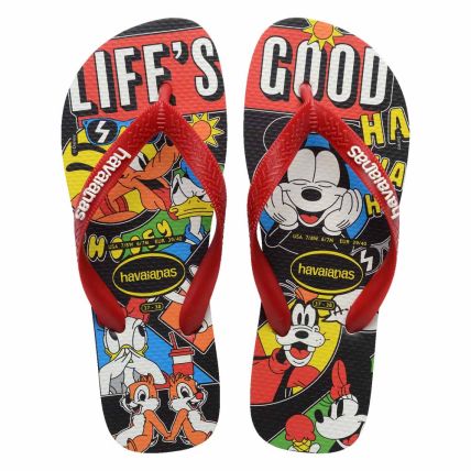 Chinelo Havaianas Top Disney Classics 33 Ao 40 - Branco/vermelho Apache (6222) - Atacado