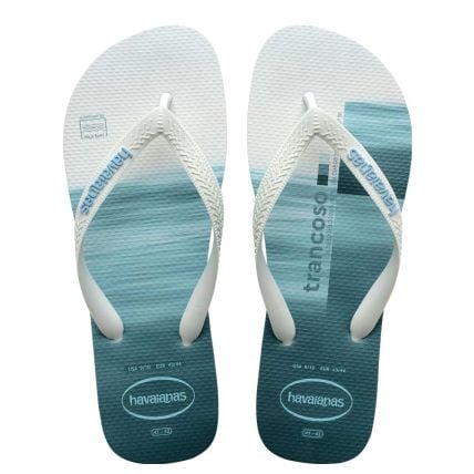 Chinelo Havaianas Top Surfer I - Branco/branco/azul (7152) - Atacado