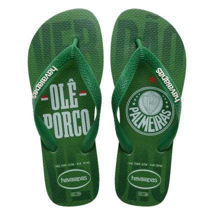 Chinelo Havaianas Top Times Palmeiras - 39 Ao 43 - Verde Patria (2703) - Atacado