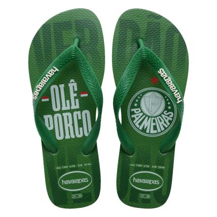 Chinelo Havaianas Top Times Palmeiras 35 Ao 42 - Verde Pátria (2703) - Atacado
