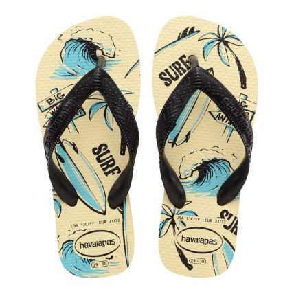 Chinelo Infantil Havaianas Kids Athletic - 27 Ao 36 - Buttercream (9256) - Atacado