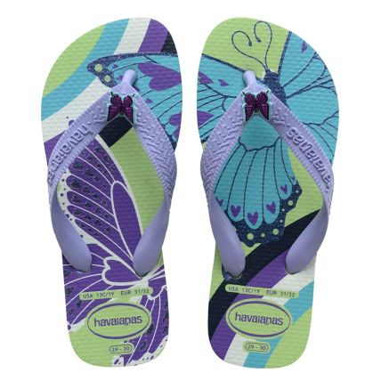 Chinelo Infantil Havaianas Kids Fantasy - Citronela/brisa Lilas (6197) - Atacado