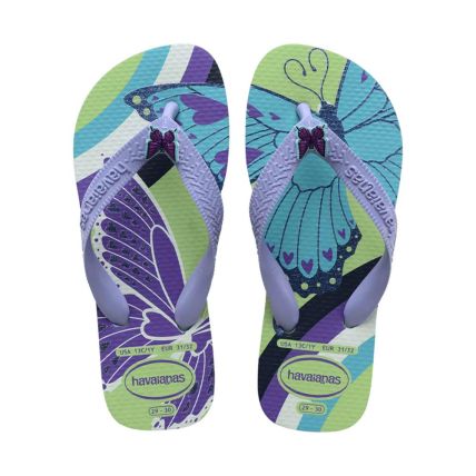 Chinelo Infantil Havaianas Kids Fantasy - Citronela/brisa Lilas (6197) - Atacado