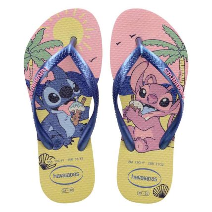 Chinelo Infantil Havaianas Kids Slim Disney - Buttercream (9256) - Atacado