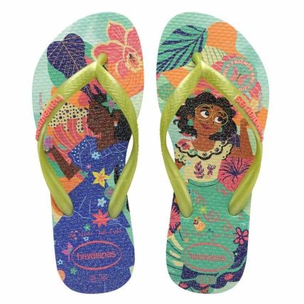 Chinelo Infantil Havaianas Kids Slim Princess - 27 Ao 36 - Verde Matcha (9307) - Atacado