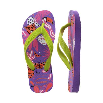 Chinelo Infantil Havaianas Kids Top Fashion - Lilás (7066) - Atacado