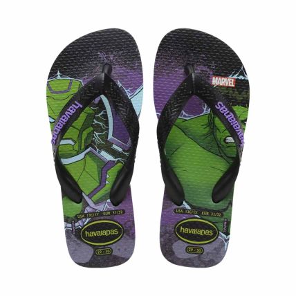 Chinelo Infantil Havaianas Kids Top Marvel Ii.  - Verde Patria - Atacado