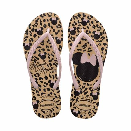 Chinelo Infantil Havaianas Slim Disney - Dourado (0570) - Atacado