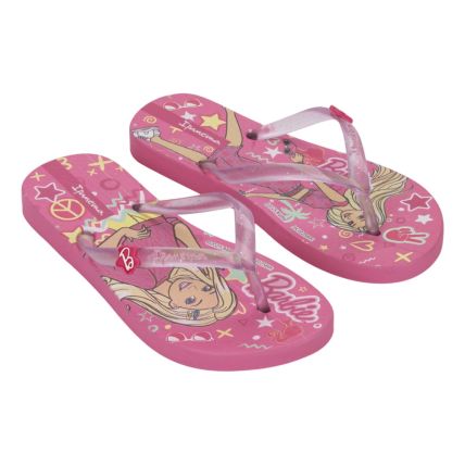 Chinelo Infantil Ipanema Barbie Meu Encanto 27291 - Rosa/glitter (Bq419) - Atacado
