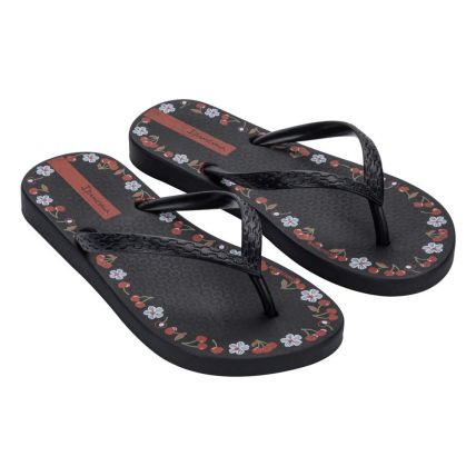 Chinelo Infantil Ipanema Day 27383 - Preto/preto/vermelho (Bq429) - Atacado