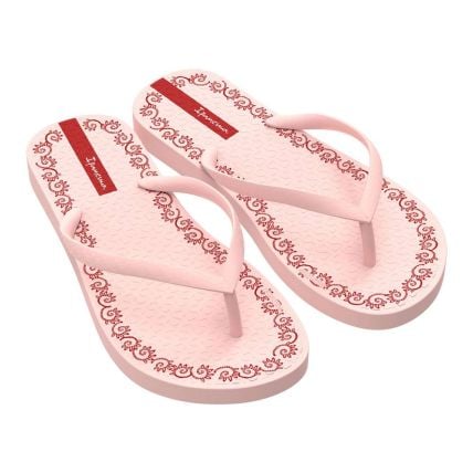 Chinelo Infantil Ipanema Day 27383 - Rosa/vermelho (Bj721) - Atacado