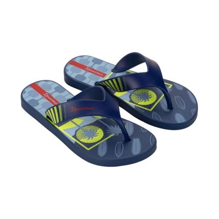 Chinelo Infantil Ipanema Deck City 27114 - Azul Escuro/verde (Bi444) - Atacado