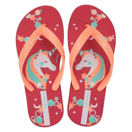 Chinelo Infantil Ipanema Fantasia 27012 - (04299) - Rosa/rosa Fluor/verde (Bu052) - Atacado