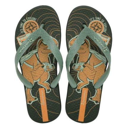 Chinelo Infantil Ipanema Fantasia 27012 - (04299) - Verde/verde/laranja (Bu049) - Atacado