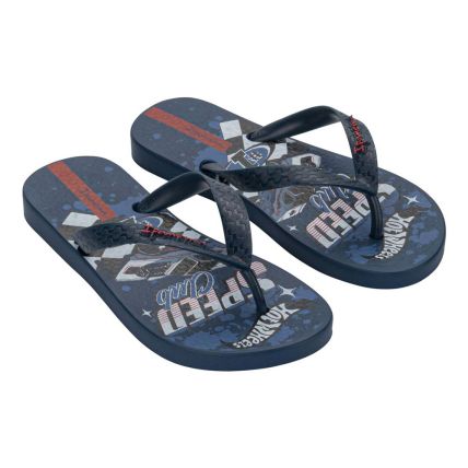 Chinelo Infantil Ipanema Hot Wheels Go 27318 - Azul Escuro/azul (Br204) - Atacado