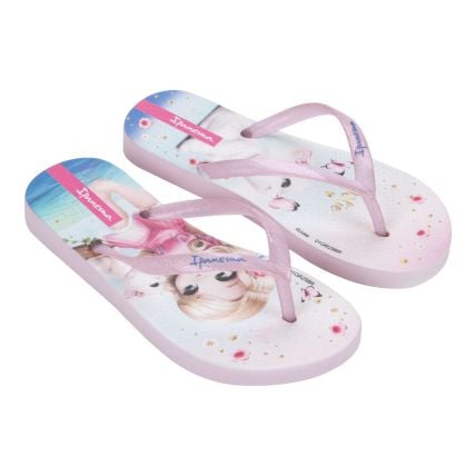 Chinelo Infantil Ipanema Jolie Amores 27307 - Rosa/rosa Glitter (Bk080) - Atacado