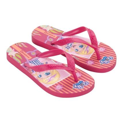 Chinelo Infantil Ipanema Polly E Max Steel 26048 - Rosa/rosa Médio (Bk204) - Atacado