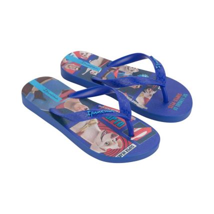 Chinelo Infantil Ipanema Super Pets 27027  - Azul/vermelho (Au922) - Atacado