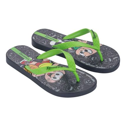 Chinelo Infantil Ipanema Turma Da Mônica 26790 - Cinza/verde (Br673) - Atacado