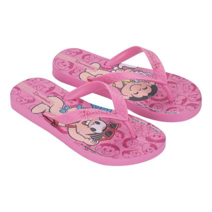 Chinelo Infantil Ipanema Turma Da Monica 26790 - (04299) - Rosa Médio/rosa (Br672) - Atacado